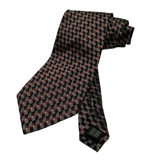 Valerio Garati Hand Made Pure‎ Silk Necktie 3 1/2 “Wide 60 “ Long - Picture 1 of 6